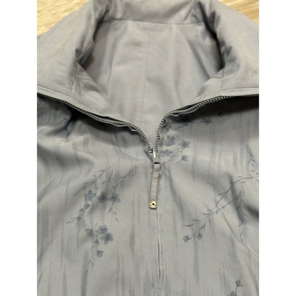 Giacca Petite Sport Coat Womens Size‎ PS Small Jacket Reversible Dusty Blue READ - Picture 3 of 14